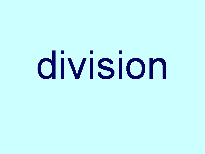 division 