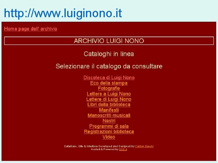 http: //www. luiginono. it 