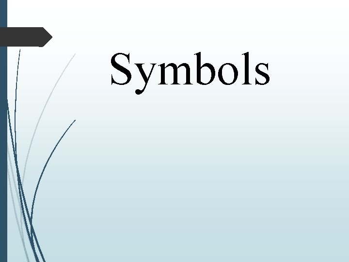 Symbols 