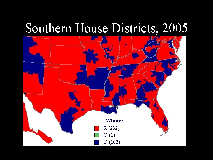 Southern House Districts, 2005 