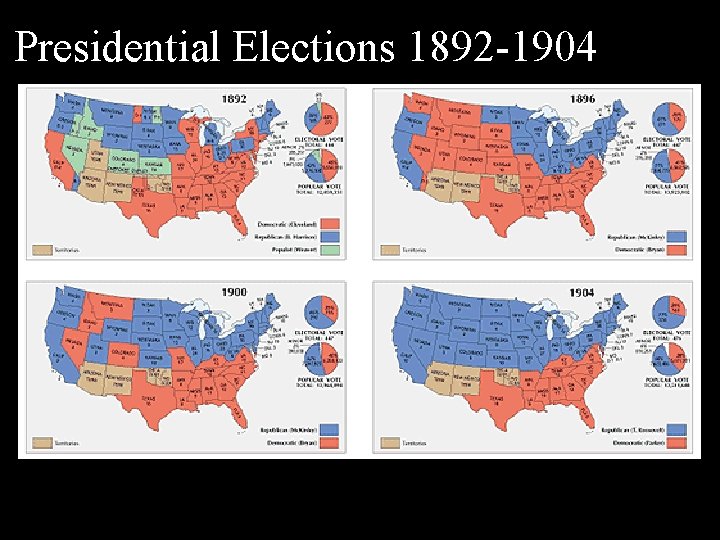 Presidential Elections 1892 -1904 