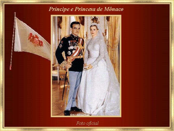 Príncipe e Princesa de Mônaco Foto oficial 