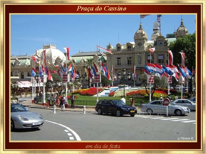Praça do Cassino em dia de festa 