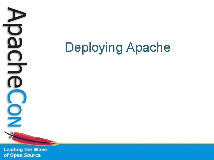 Deploying Apache 