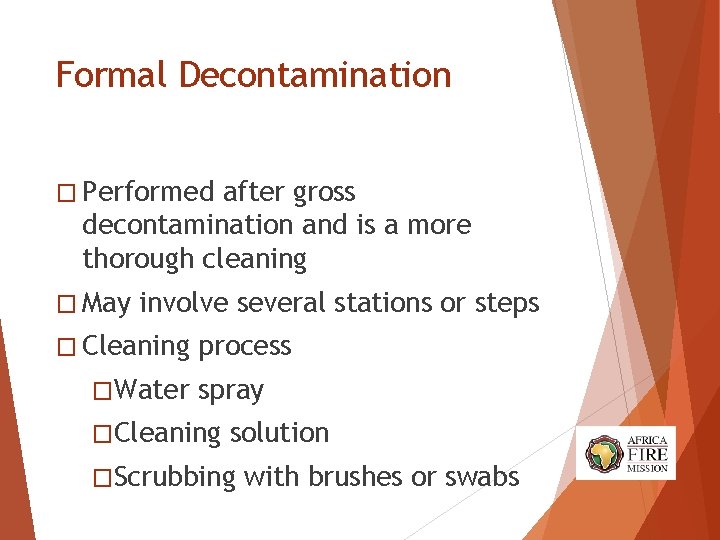 Hazardous Materials Decontamination Joe Elliot Joe Hansen Craig