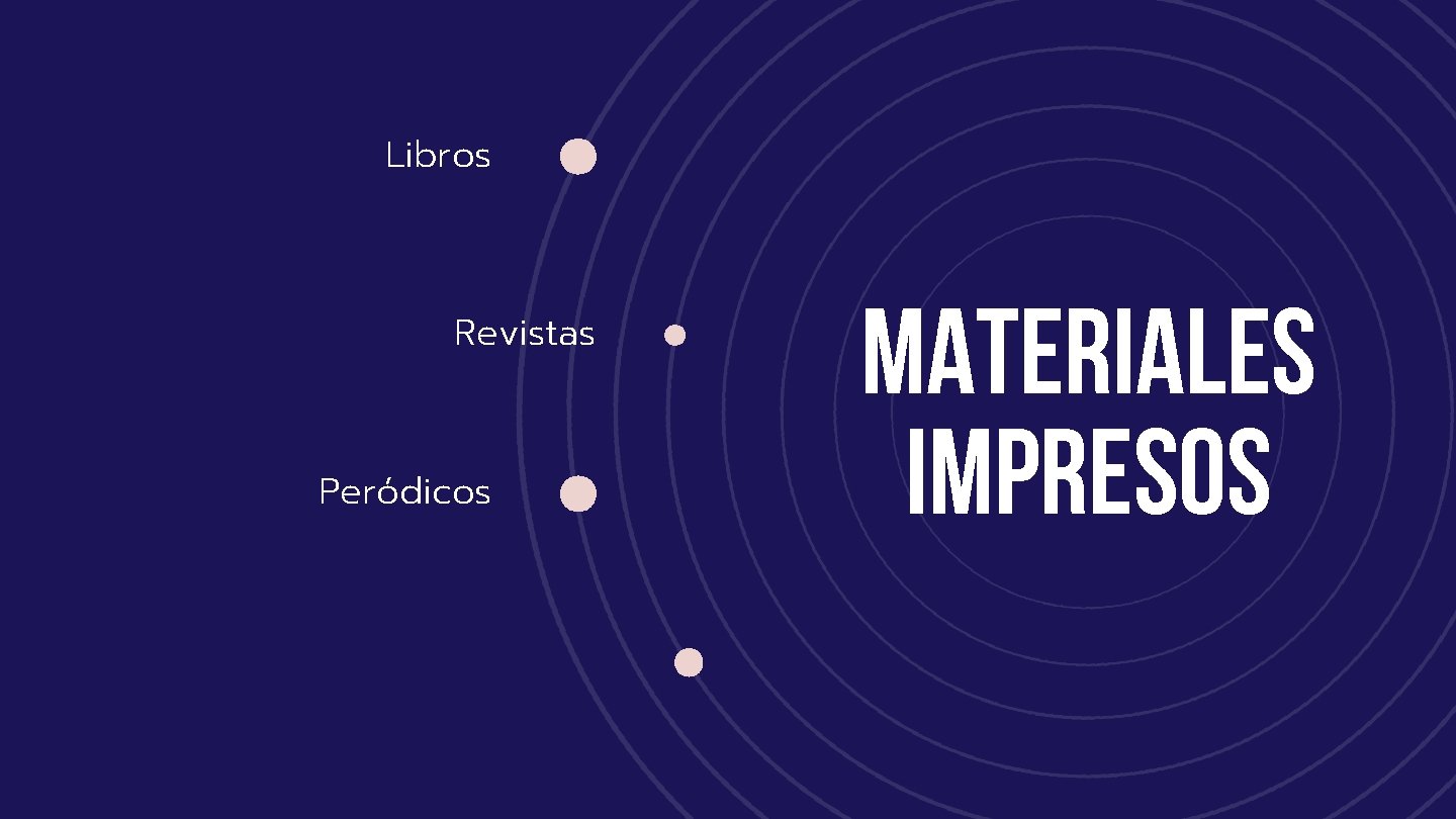 Libros Revistas Peródicos Materiales impresos 