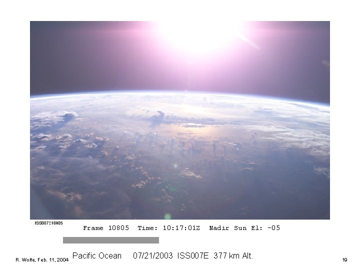 Frame 10805 10812 10811 10810 10809 10808 10807 10806 R. Wolfe, Feb. 11, 2004