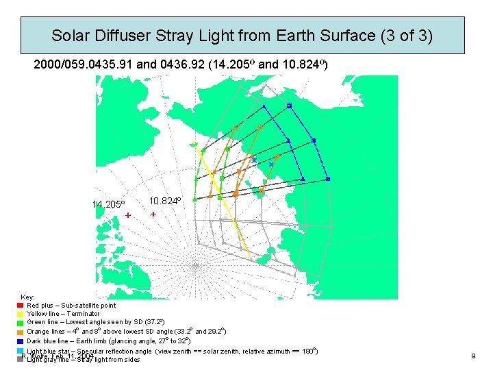 Solar Diffuser Stray Light from Earth Surface (3 of 3) 2000/059. 0435. 91 and