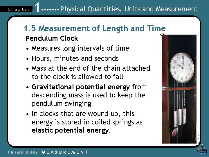 Chapter 1 Physical Quantities, Units and Measurement 1. 5 Measurement of Length and Time