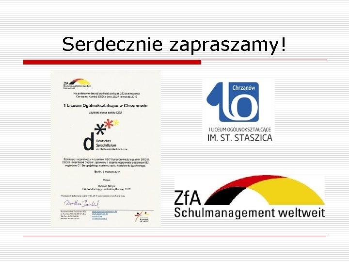 Serdecznie zapraszamy! 