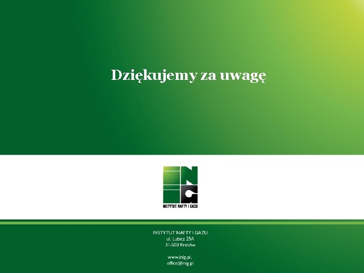 Dziękujemy za uwagę 