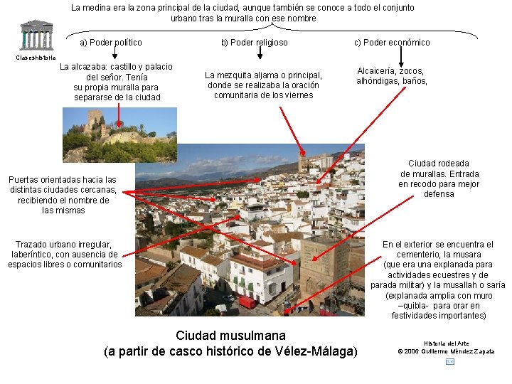 La medina era la zona principal de la ciudad, aunque también se conoce a