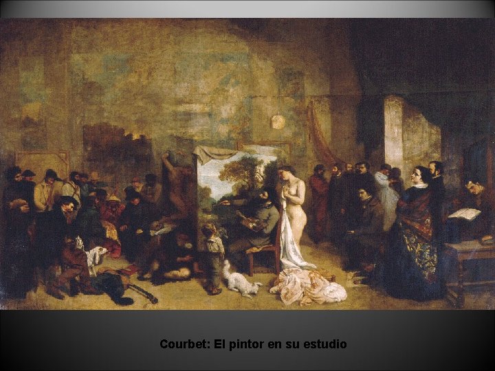 Courbet: El pintor en su estudio 