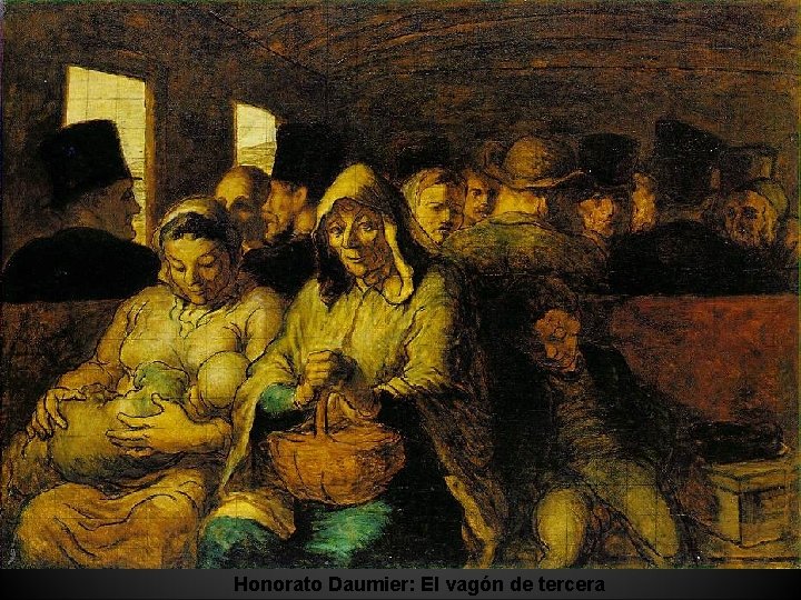 Honorato Daumier: El vagón de tercera 