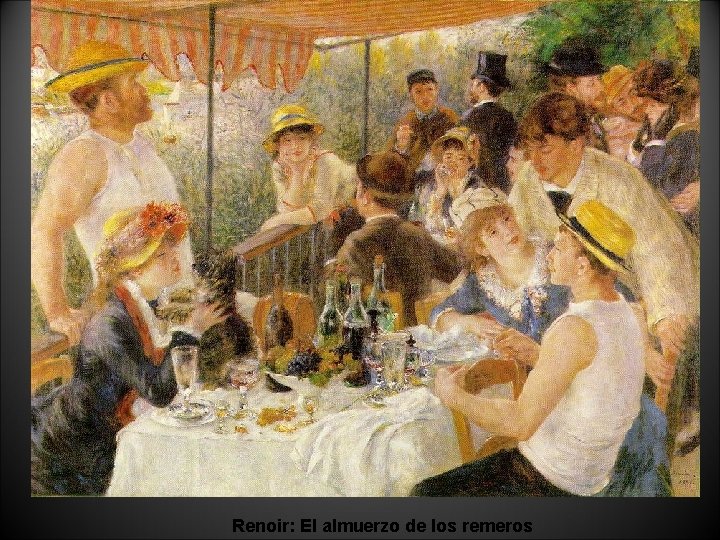 Renoir: El almuerzo de los remeros 