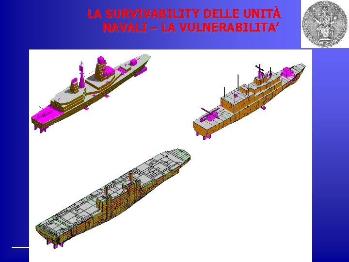 LA SURVIVABILITY DELLE UNITÀ NAVALI – LA VULNERABILITA’ 