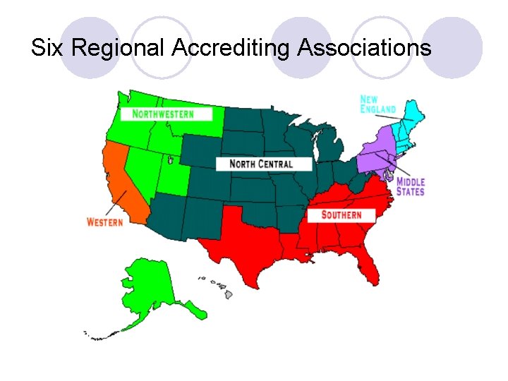 Six Regional Accrediting Associations 