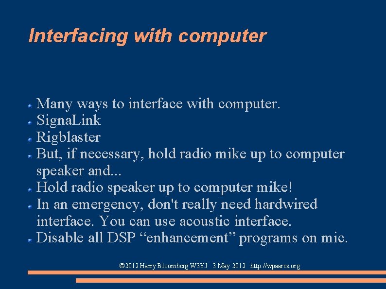 Introduction to NBEMS ARRL Western Pennsylvania Section Harry