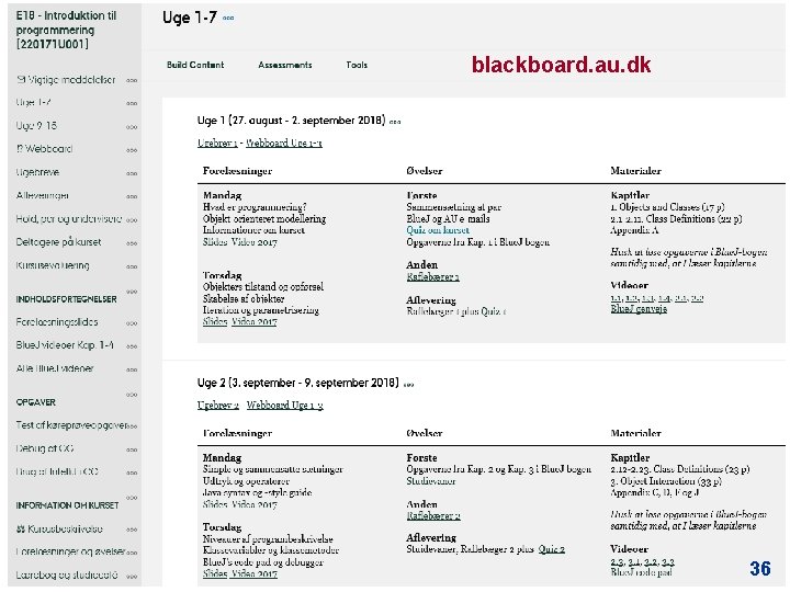 blackboard. au. dk 36 