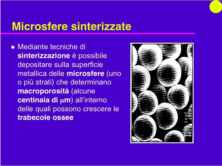 Organi Artificiali e Protesi Prof. O. Sbaizero 