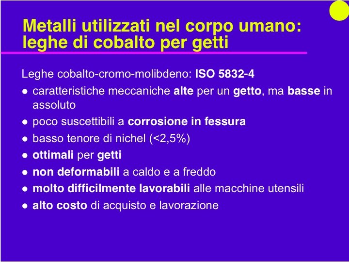 Organi Artificiali e Protesi Prof. O. Sbaizero 