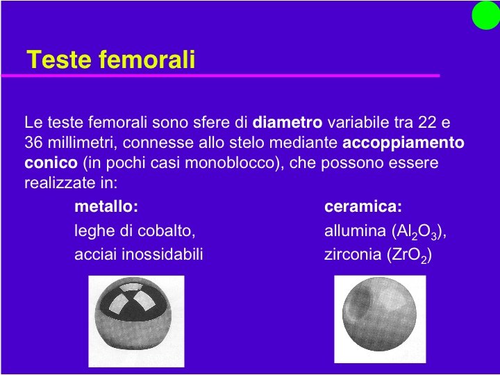 Organi Artificiali e Protesi Prof. O. Sbaizero 