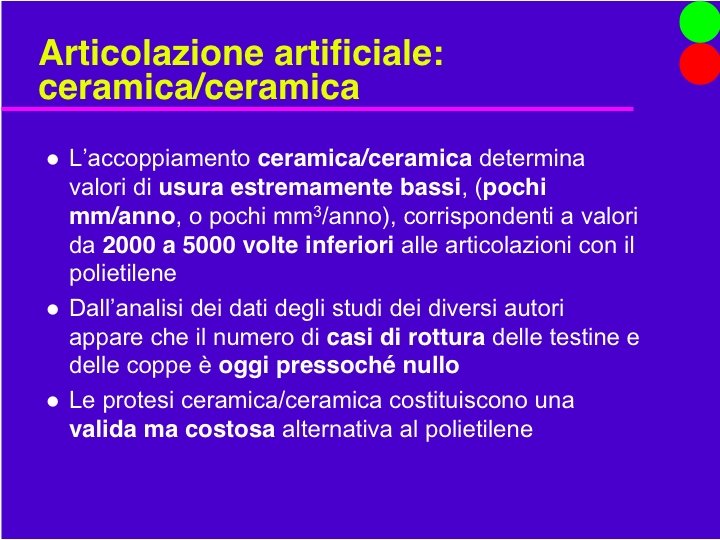 Organi Artificiali e Protesi Prof. O. Sbaizero 