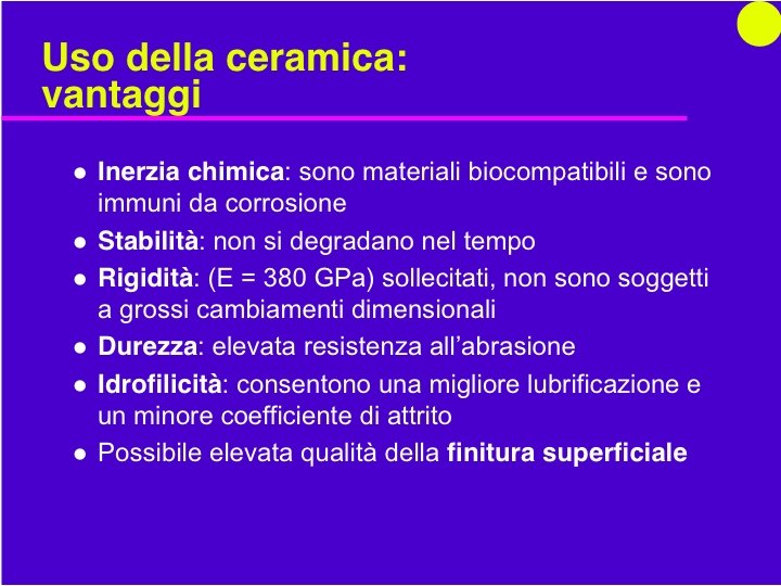 Organi Artificiali e Protesi Prof. O. Sbaizero 