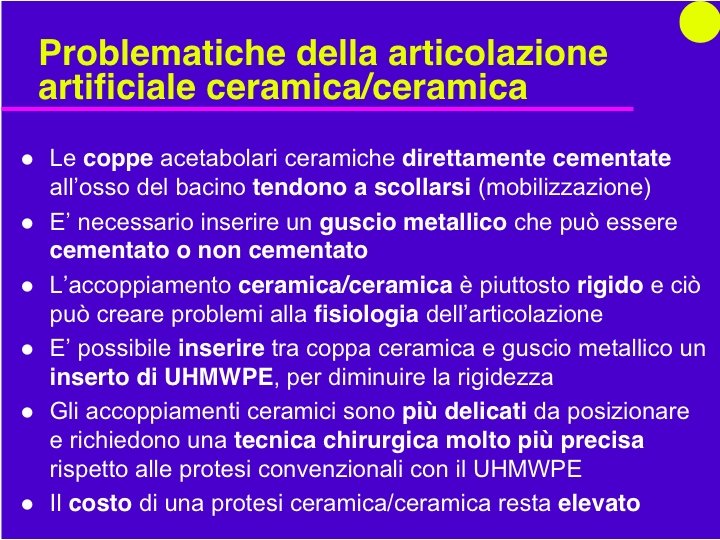 Organi Artificiali e Protesi Prof. O. Sbaizero 