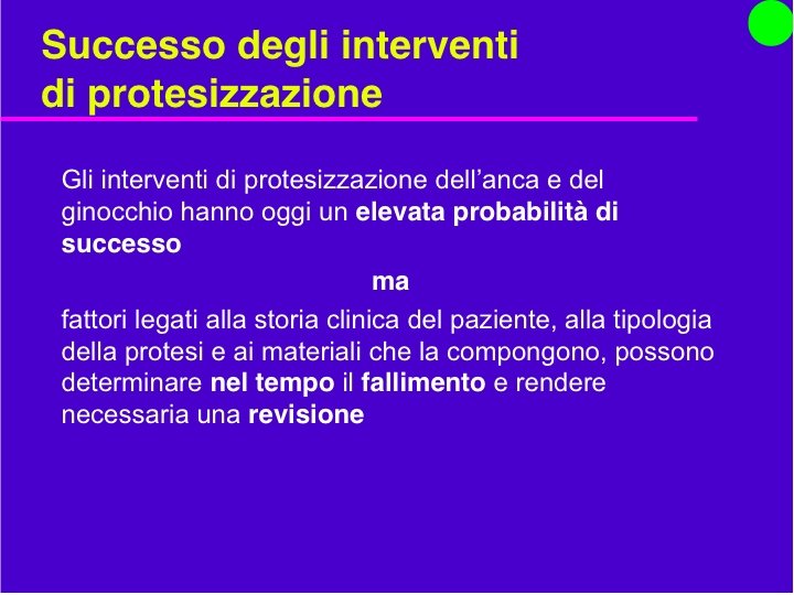 Organi Artificiali e Protesi Prof. O. Sbaizero 