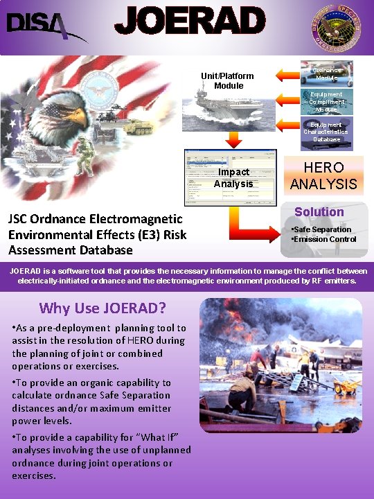 Unit/Platform Module le Ordnance Module Equipment Compliment Module Equipment Characteristics Database Impact Analysis JSC