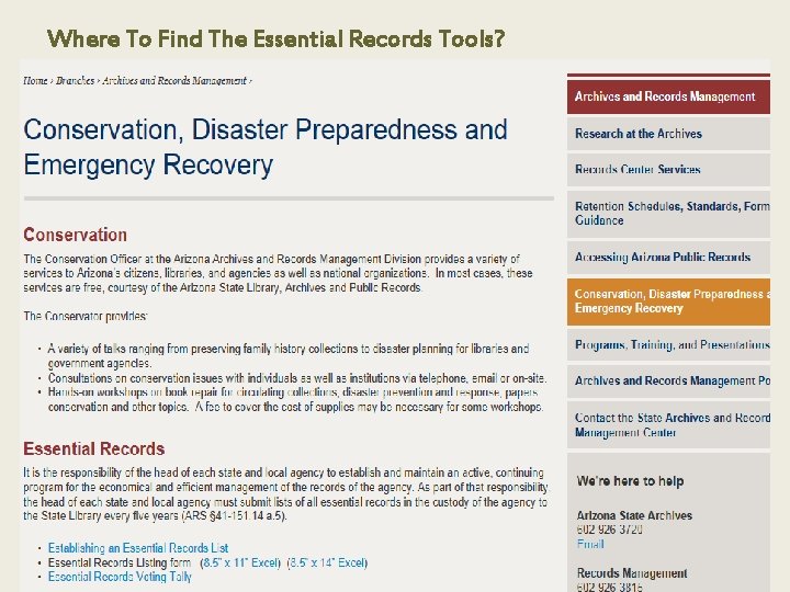 Where To Find The Essential Records Tools? 