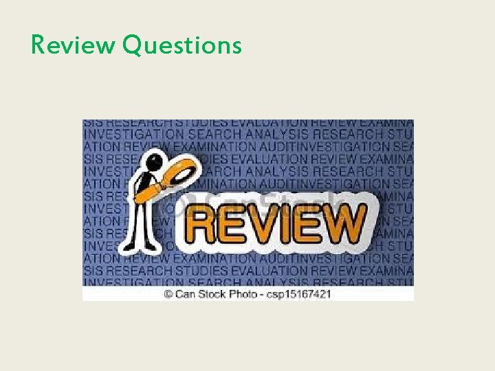 Review Questions 