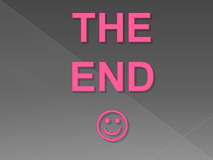 THE END 