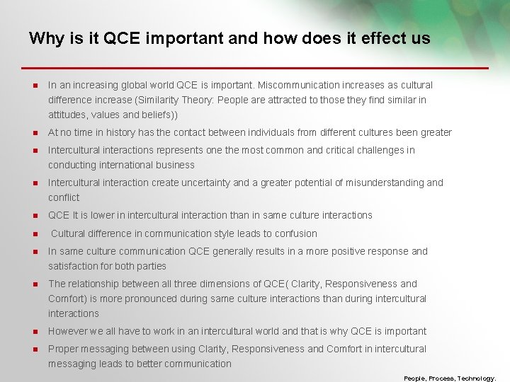 Why is it QCE important and how does it effect us In an increasing