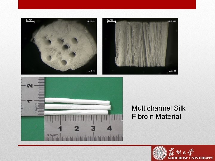 Multichannel Silk Fibroin Material 