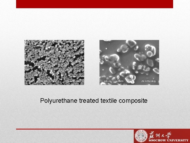 Polyurethane treated textile composite 