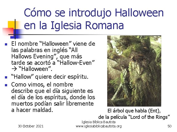 Cómo se introdujo Halloween en la Iglesia Romana n n n El nombre “Halloween”