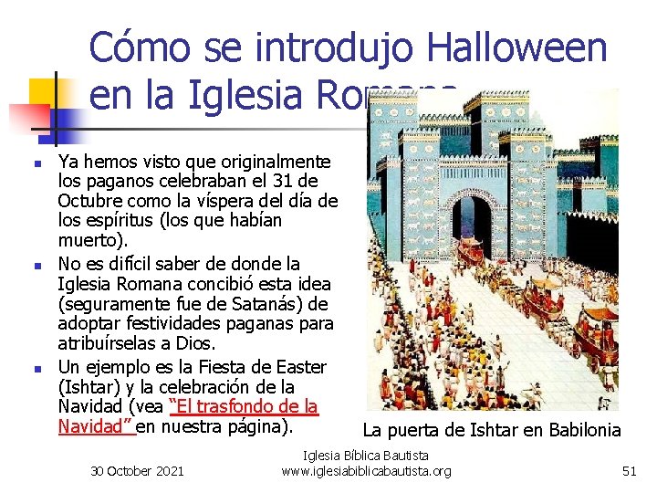 Cómo se introdujo Halloween en la Iglesia Romana n n n Ya hemos visto