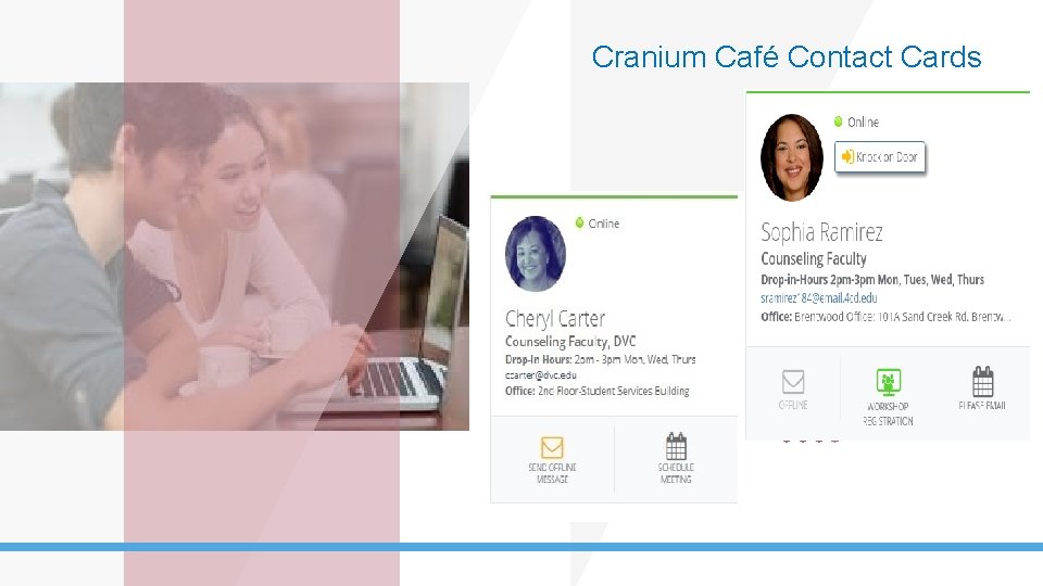 Cranium Café Contact Cards 