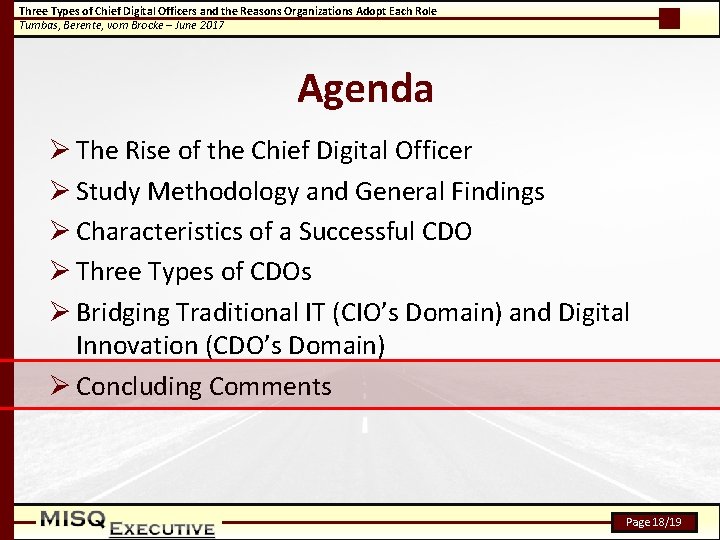 Three Types of Chief Digital Officers and the Reasons Organizations Adopt Each Role Tumbas,