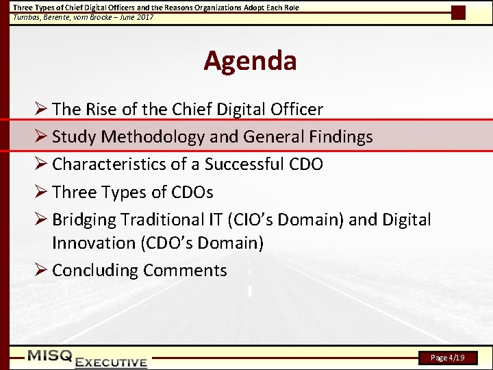 Three Types of Chief Digital Officers and the Reasons Organizations Adopt Each Role Tumbas,