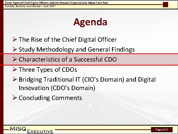 Three Types of Chief Digital Officers and the Reasons Organizations Adopt Each Role Tumbas,