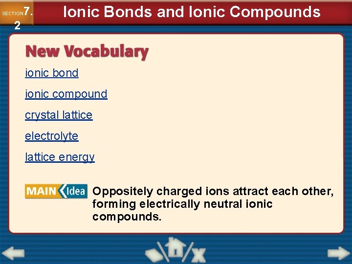 CHEMISTRY Matter and Change Chapter 7 Ionic Compounds
