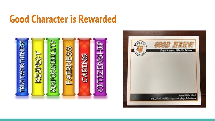 Good Character is Rewarded 