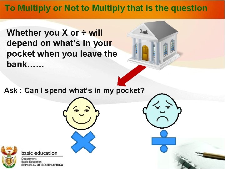 To Multiply or Not to Multiply that is the question Whether you X or