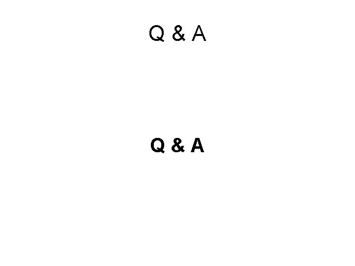 Q&A 