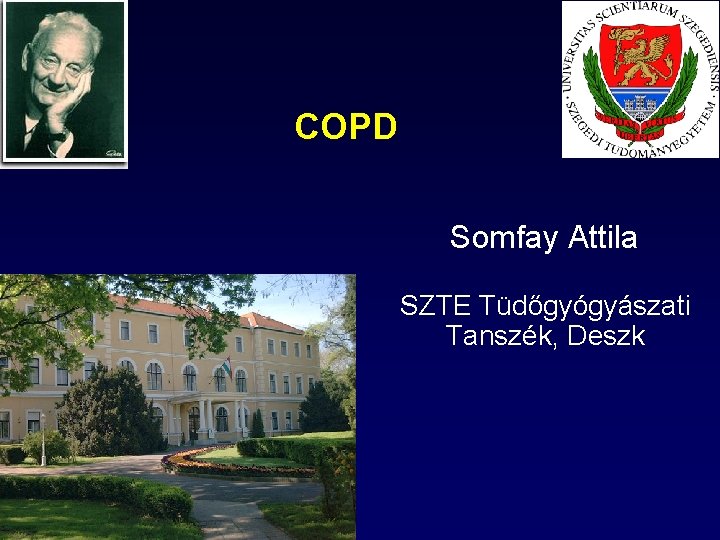 COPD Somfay Attila SZTE Tüdőgyógyászati Tanszék, Deszk 