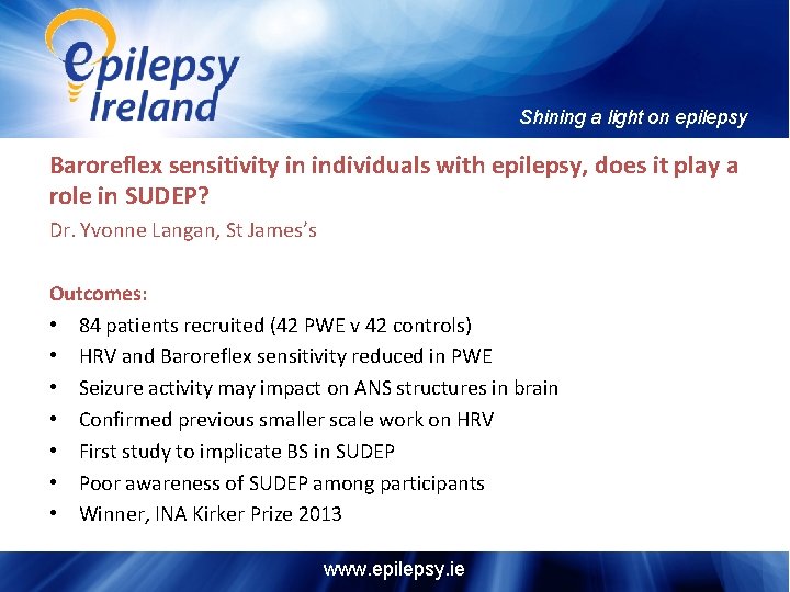 Shining a light on epilepsy Baroreflex sensitivity in individuals with epilepsy, does it play