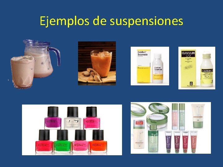 Ejemplos de suspensiones 4 